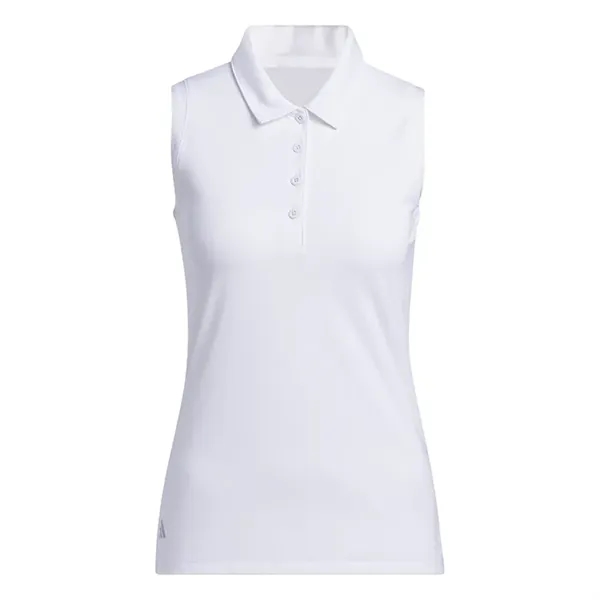 Adidas Ladies Ultimate365 Solid Sleeveless Polo - Adidas Ladies Ultimate365 Solid Sleeveless Polo - Image 3 of 6