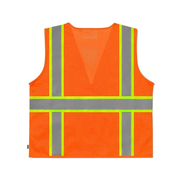 ANSI Class 2 Deluxe 6 Pocket Vest, Safety Orange NEW - ANSI Class 2 Deluxe 6 Pocket Vest, Safety Orange NEW - Image 1 of 1
