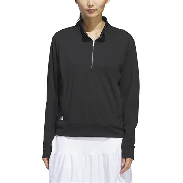 Adidas Ladies Ultimate365 Half Zip Layering Top - Adidas Ladies Ultimate365 Half Zip Layering Top - Image 1 of 6