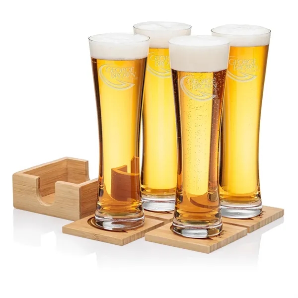 Bamboo Coaster Gift Set - Mannheim