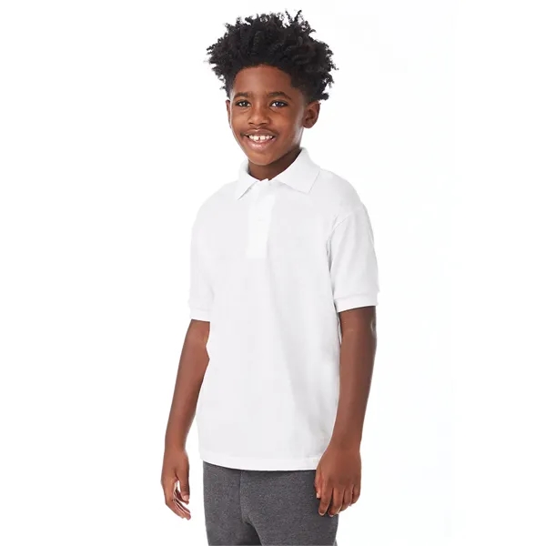 Hanes Youth EcoSmart® Jersey Knit Polo - Hanes Youth EcoSmart® Jersey Knit Polo - Image 40 of 62