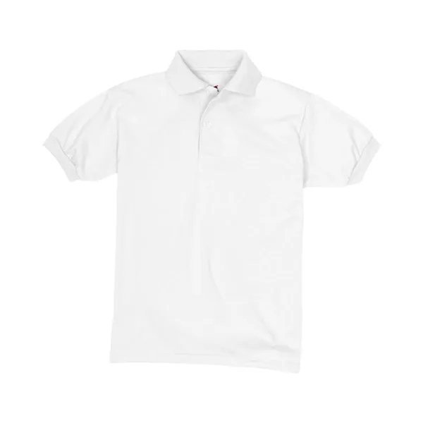 Hanes Youth EcoSmart® Jersey Knit Polo - Hanes Youth EcoSmart® Jersey Knit Polo - Image 42 of 62