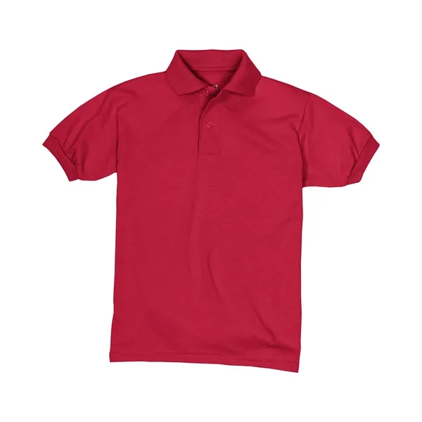 Hanes Youth EcoSmart® Jersey Knit Polo - Hanes Youth EcoSmart® Jersey Knit Polo - Image 48 of 62