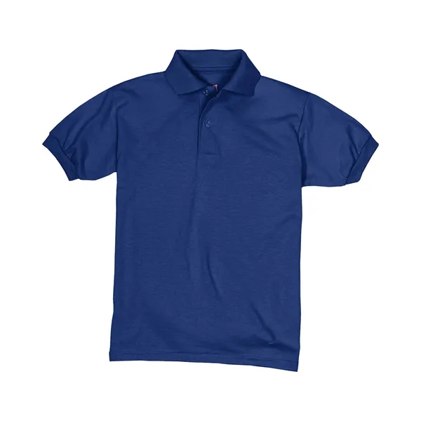 Hanes Youth EcoSmart® Jersey Knit Polo - Hanes Youth EcoSmart® Jersey Knit Polo - Image 59 of 62