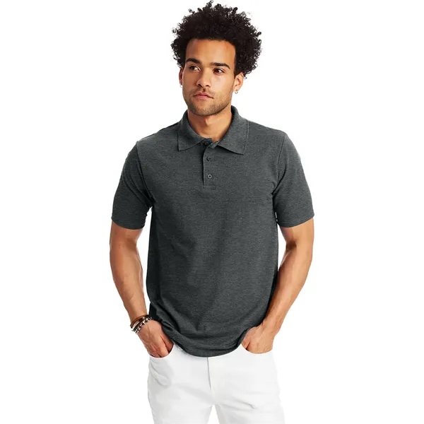 Hanes Men's Pique Polo - Hanes Men's Pique Polo - Image 33 of 60