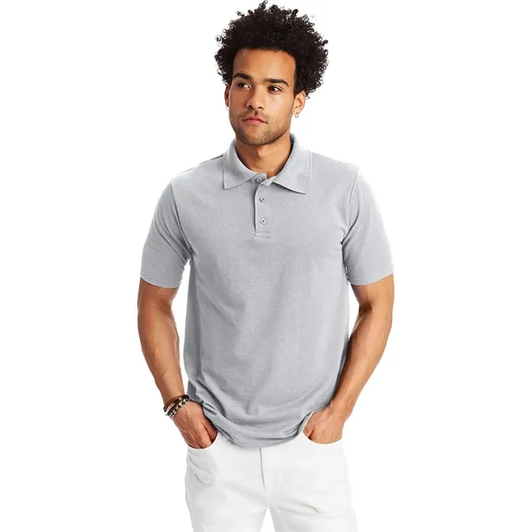 Hanes Men's Pique Polo - Hanes Men's Pique Polo - Image 36 of 60