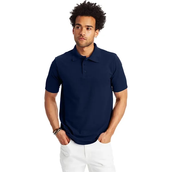 Hanes Men's Pique Polo - Hanes Men's Pique Polo - Image 42 of 60