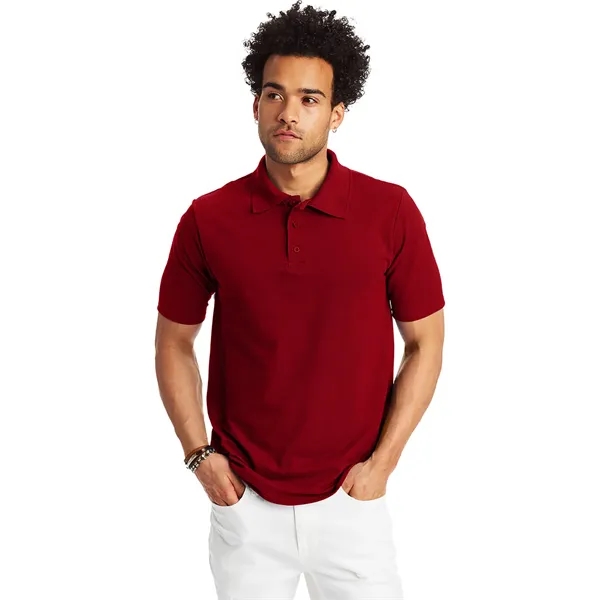 Hanes Men's Pique Polo - Hanes Men's Pique Polo - Image 45 of 60