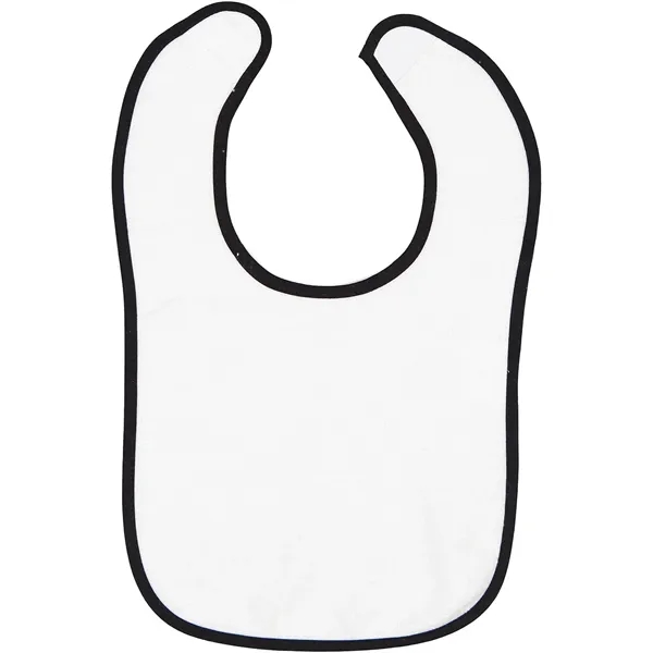 Rabbit Skins Infant Contrast Trim Terry Bib - Rabbit Skins Infant Contrast Trim Terry Bib - Image 3 of 10
