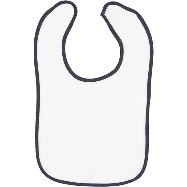 Rabbit Skins Infant Contrast Trim Terry Bib - Rabbit Skins Infant Contrast Trim Terry Bib - Image 5 of 10