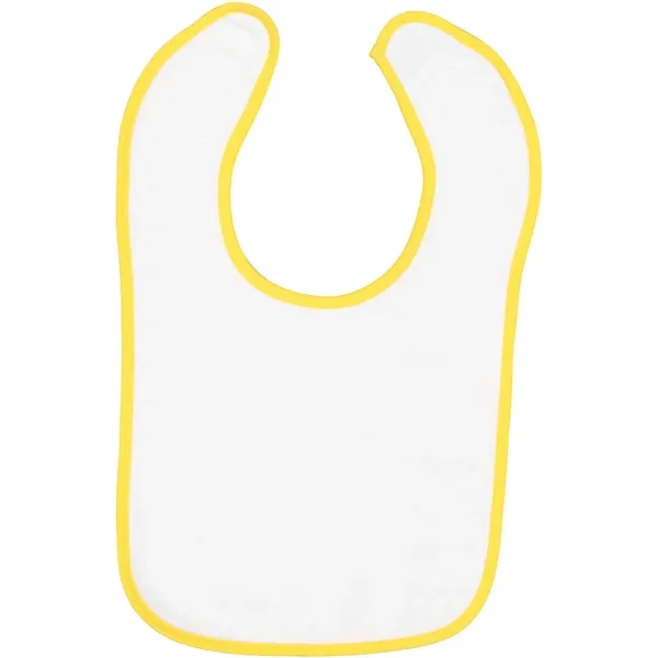 Rabbit Skins Infant Contrast Trim Terry Bib - Rabbit Skins Infant Contrast Trim Terry Bib - Image 7 of 10
