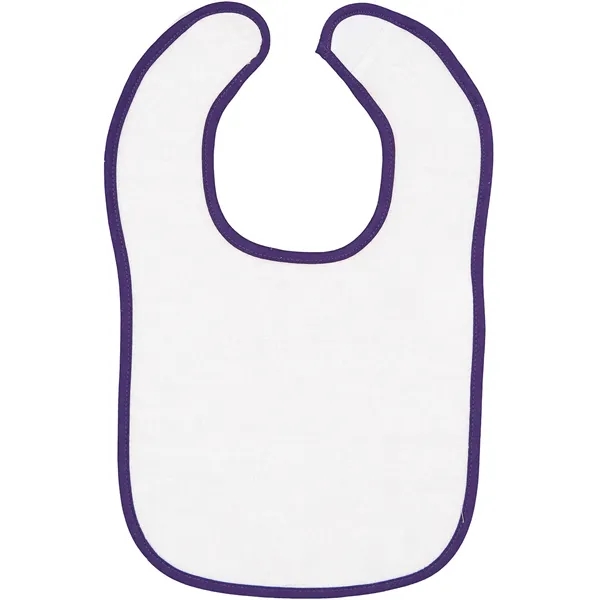Rabbit Skins Infant Contrast Trim Terry Bib - Rabbit Skins Infant Contrast Trim Terry Bib - Image 9 of 10