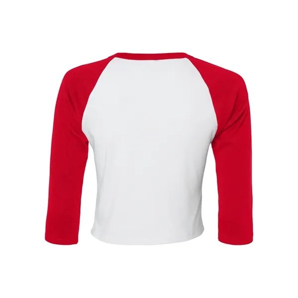 Bella + Canvas Ladies' Micro Ribbed Three-Quarter Raglan ... - Bella + Canvas Ladies' Micro Ribbed Three-Quarter Raglan ... - Image 24 of 55