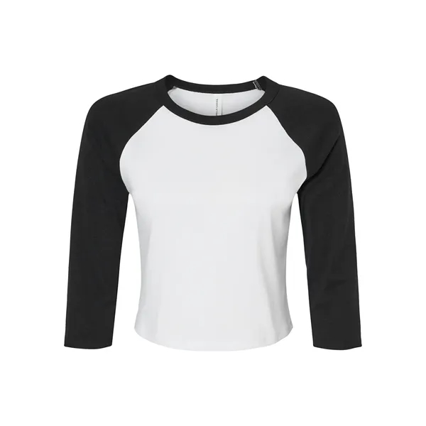 Bella + Canvas Ladies' Micro Ribbed Three-Quarter Raglan ... - Bella + Canvas Ladies' Micro Ribbed Three-Quarter Raglan ... - Image 28 of 55