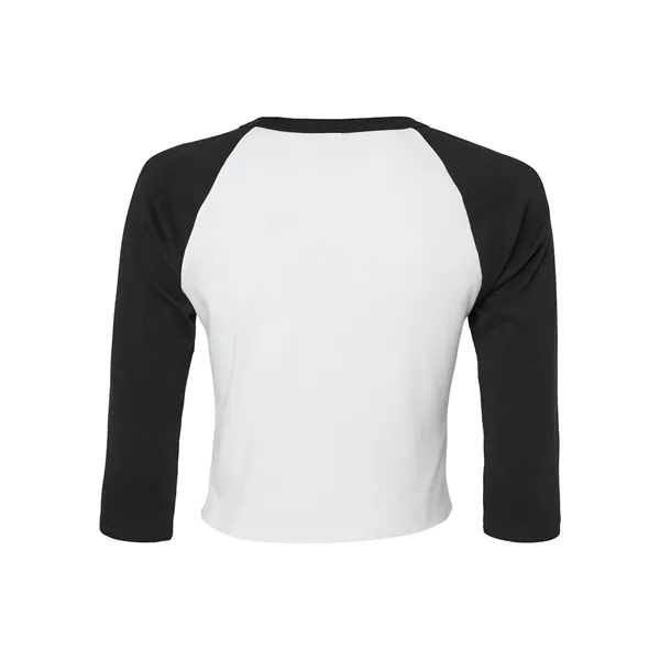 Bella + Canvas Ladies' Micro Ribbed Three-Quarter Raglan ... - Bella + Canvas Ladies' Micro Ribbed Three-Quarter Raglan ... - Image 29 of 55