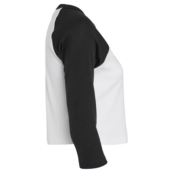 Bella + Canvas Ladies' Micro Ribbed Three-Quarter Raglan ... - Bella + Canvas Ladies' Micro Ribbed Three-Quarter Raglan ... - Image 30 of 55