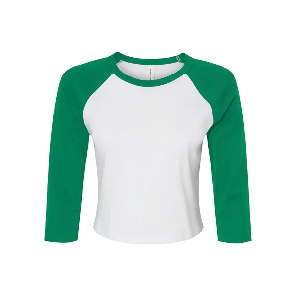 Bella + Canvas Ladies' Micro Ribbed Three-Quarter Raglan ... - Bella + Canvas Ladies' Micro Ribbed Three-Quarter Raglan ... - Image 38 of 55