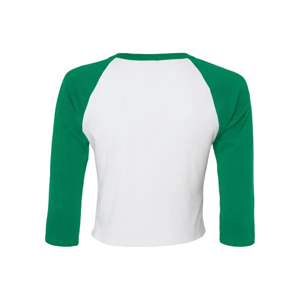 Bella + Canvas Ladies' Micro Ribbed Three-Quarter Raglan ... - Bella + Canvas Ladies' Micro Ribbed Three-Quarter Raglan ... - Image 39 of 55