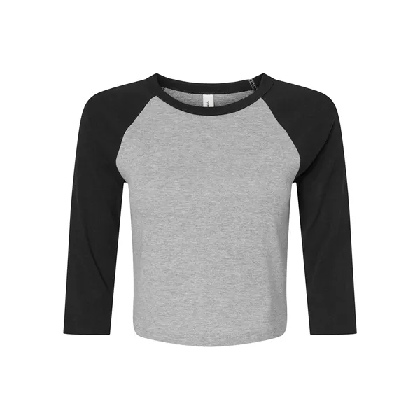 Bella + Canvas Ladies' Micro Ribbed Three-Quarter Raglan ... - Bella + Canvas Ladies' Micro Ribbed Three-Quarter Raglan ... - Image 43 of 55