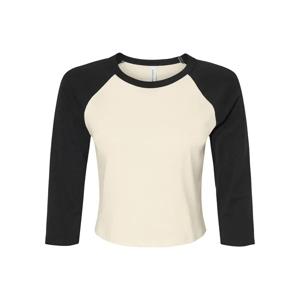 Bella + Canvas Ladies' Micro Ribbed Three-Quarter Raglan ... - Bella + Canvas Ladies' Micro Ribbed Three-Quarter Raglan ... - Image 48 of 55