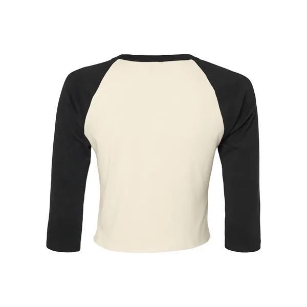 Bella + Canvas Ladies' Micro Ribbed Three-Quarter Raglan ... - Bella + Canvas Ladies' Micro Ribbed Three-Quarter Raglan ... - Image 49 of 55
