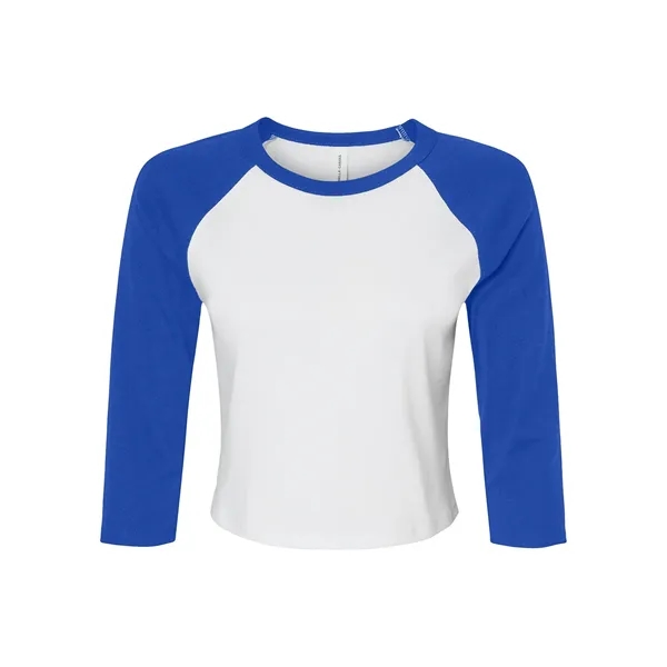 Bella + Canvas Ladies' Micro Ribbed Three-Quarter Raglan ... - Bella + Canvas Ladies' Micro Ribbed Three-Quarter Raglan ... - Image 53 of 55