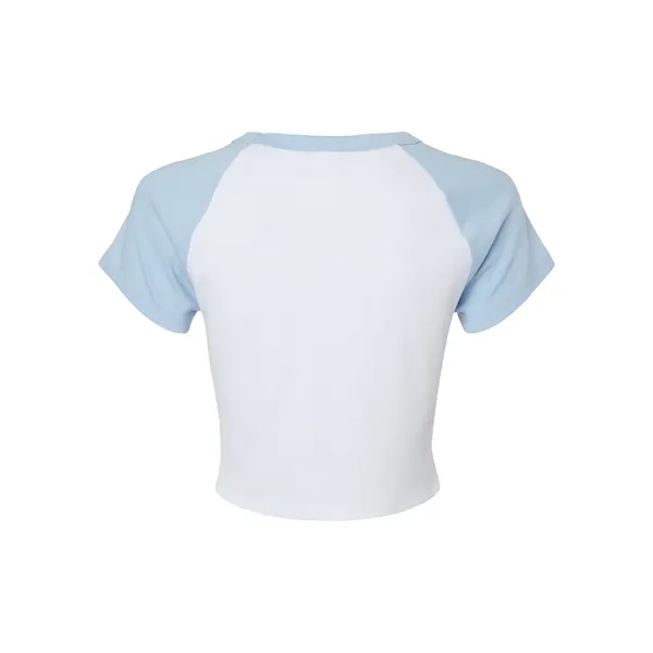 Bella + Canvas Ladies' Micro Ribbed Raglan Baby T-Shirt - Bella + Canvas Ladies' Micro Ribbed Raglan Baby T-Shirt - Image 24 of 58