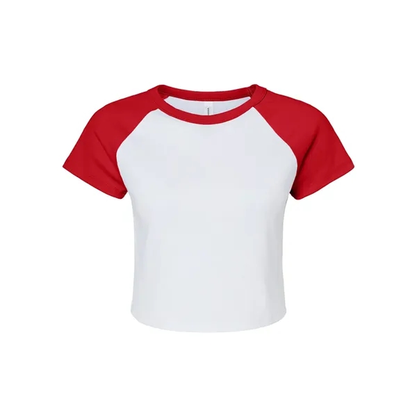 Bella + Canvas Ladies' Micro Ribbed Raglan Baby T-Shirt - Bella + Canvas Ladies' Micro Ribbed Raglan Baby T-Shirt - Image 28 of 58