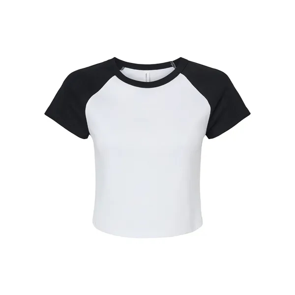 Bella + Canvas Ladies' Micro Ribbed Raglan Baby T-Shirt - Bella + Canvas Ladies' Micro Ribbed Raglan Baby T-Shirt - Image 36 of 58