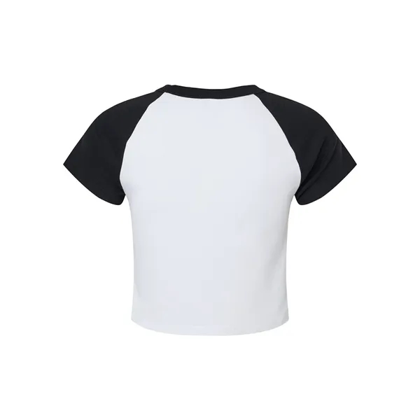 Bella + Canvas Ladies' Micro Ribbed Raglan Baby T-Shirt - Bella + Canvas Ladies' Micro Ribbed Raglan Baby T-Shirt - Image 37 of 58