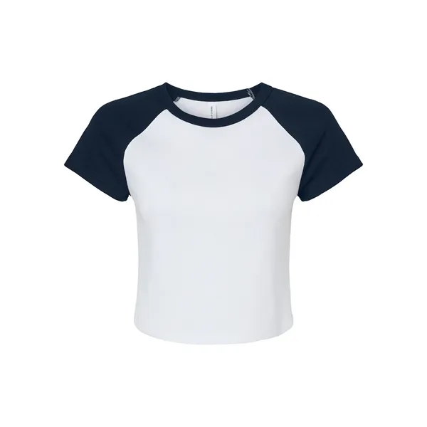 Bella + Canvas Ladies' Micro Ribbed Raglan Baby T-Shirt - Bella + Canvas Ladies' Micro Ribbed Raglan Baby T-Shirt - Image 41 of 58