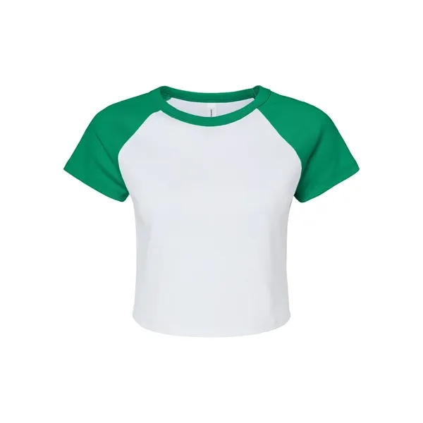 Bella + Canvas Ladies' Micro Ribbed Raglan Baby T-Shirt - Bella + Canvas Ladies' Micro Ribbed Raglan Baby T-Shirt - Image 46 of 58