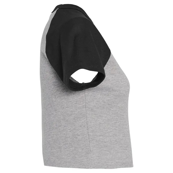Bella + Canvas Ladies' Micro Ribbed Raglan Baby T-Shirt - Bella + Canvas Ladies' Micro Ribbed Raglan Baby T-Shirt - Image 53 of 58