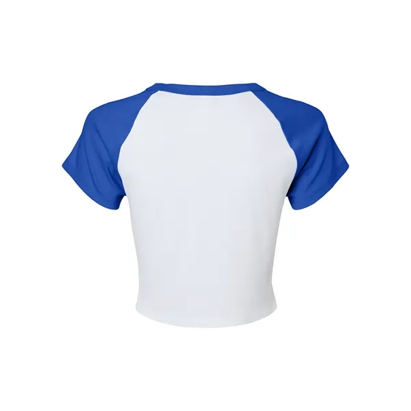 Bella + Canvas Ladies' Micro Ribbed Raglan Baby T-Shirt - Bella + Canvas Ladies' Micro Ribbed Raglan Baby T-Shirt - Image 57 of 58