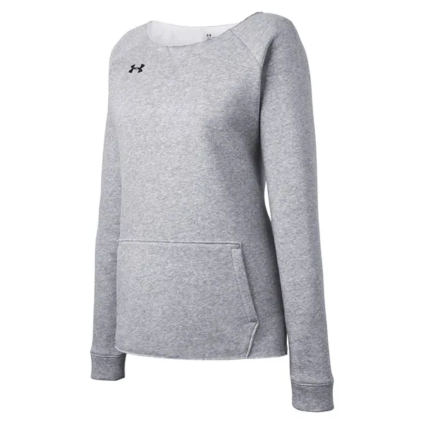 Under Armour Ladies' Hustle Fleece Crewneck Sweatshirt - Under Armour Ladies' Hustle Fleece Crewneck Sweatshirt - Image 17 of 26