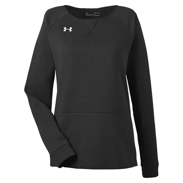 Under Armour Ladies' Hustle Fleece Crewneck Sweatshirt - Under Armour Ladies' Hustle Fleece Crewneck Sweatshirt - Image 20 of 26