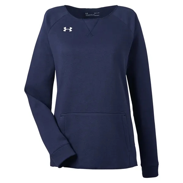 Under Armour Ladies' Hustle Fleece Crewneck Sweatshirt - Under Armour Ladies' Hustle Fleece Crewneck Sweatshirt - Image 24 of 26