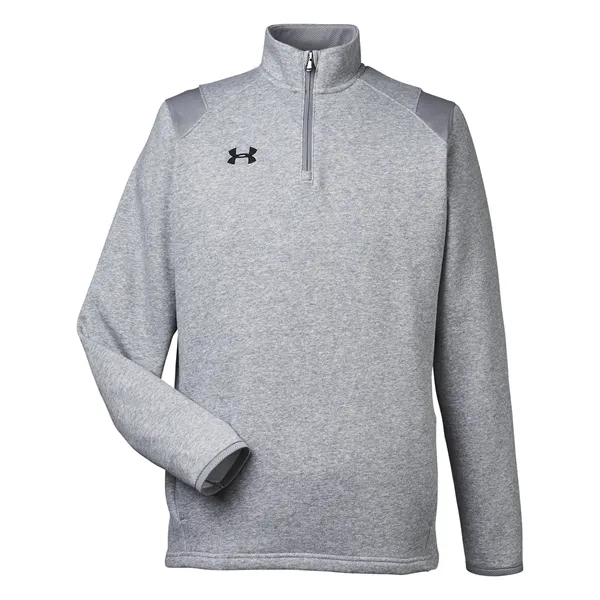 Under Armour Men's Hustle Quarter-Zip Pullover Sweatshirt - Under Armour Men's Hustle Quarter-Zip Pullover Sweatshirt - Image 30 of 40