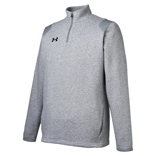 Under Armour Men's Hustle Quarter-Zip Pullover Sweatshirt - Under Armour Men's Hustle Quarter-Zip Pullover Sweatshirt - Image 26 of 31