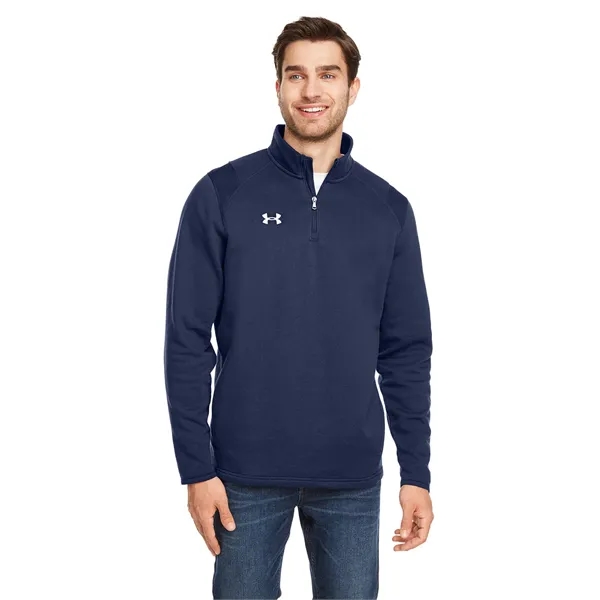 Under Armour Men's Hustle Quarter-Zip Pullover Sweatshirt - Under Armour Men's Hustle Quarter-Zip Pullover Sweatshirt - Image 11 of 40