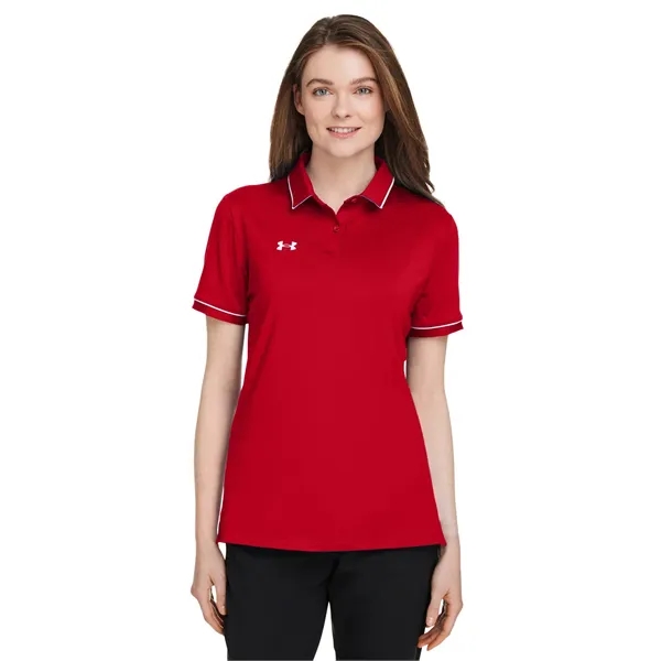 Under Armour Ladies' Tipped Teams Performance Polo - Under Armour Ladies' Tipped Teams Performance Polo - Image 0 of 47