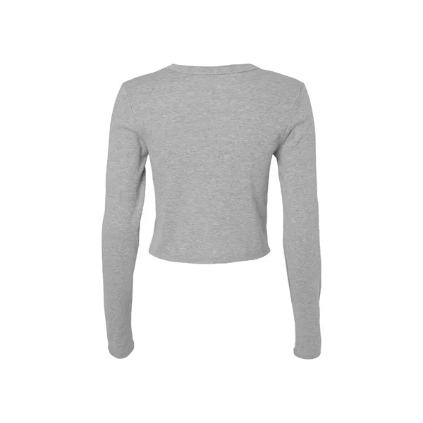 Bella + Canvas Ladies' Micro Ribbed Long Sleeve Baby T-Shirt - Bella + Canvas Ladies' Micro Ribbed Long Sleeve Baby T-Shirt - Image 18 of 39