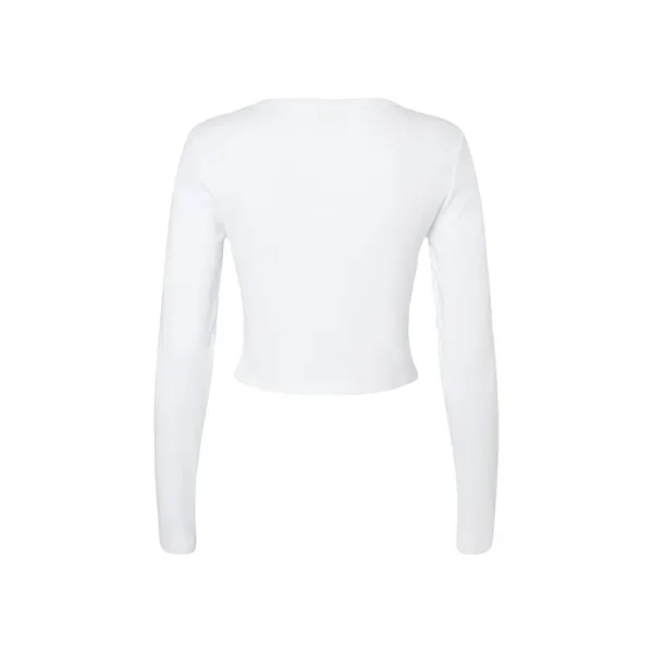 Bella + Canvas Ladies' Micro Ribbed Long Sleeve Baby T-Shirt - Bella + Canvas Ladies' Micro Ribbed Long Sleeve Baby T-Shirt - Image 28 of 39