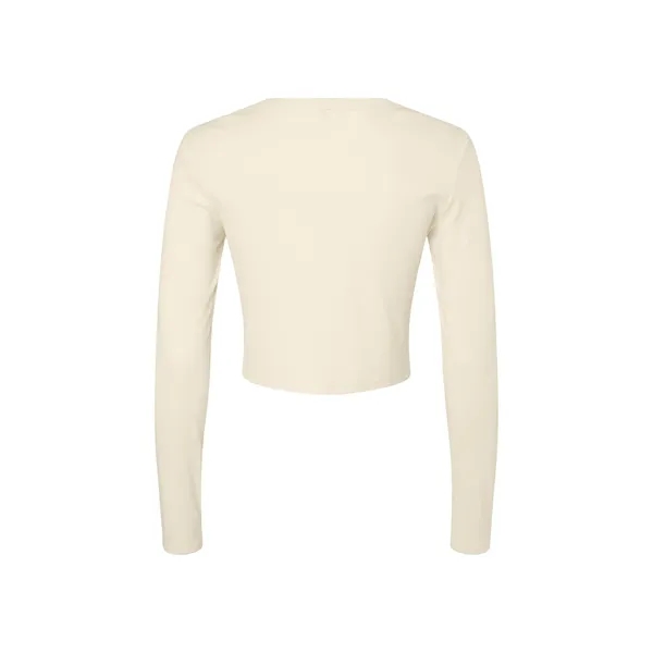 Bella + Canvas Ladies' Micro Ribbed Long Sleeve Baby T-Shirt - Bella + Canvas Ladies' Micro Ribbed Long Sleeve Baby T-Shirt - Image 38 of 39