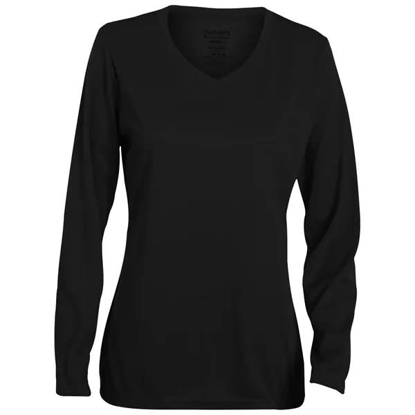 Augusta Sportswear Ladies' Wicking Long-Sleeve T-Shirt - Augusta Sportswear Ladies' Wicking Long-Sleeve T-Shirt - Image 4 of 20