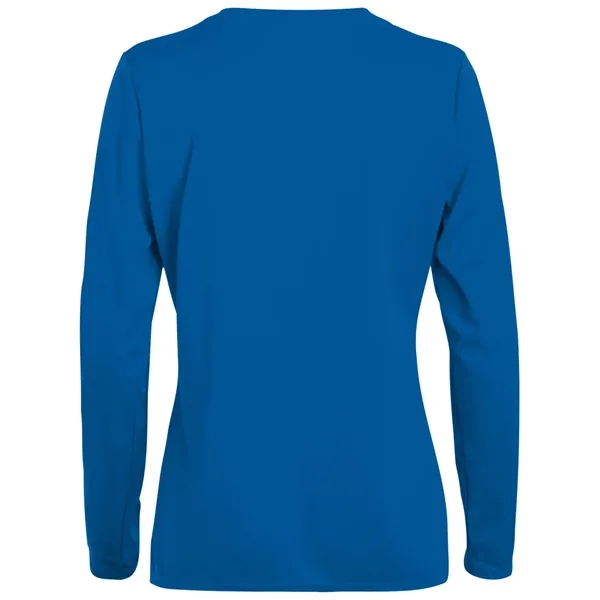 Augusta Sportswear Ladies' Wicking Long-Sleeve T-Shirt - Augusta Sportswear Ladies' Wicking Long-Sleeve T-Shirt - Image 9 of 20