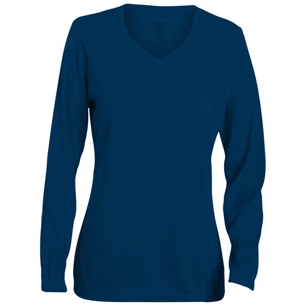 Augusta Sportswear Ladies' Wicking Long-Sleeve T-Shirt - Augusta Sportswear Ladies' Wicking Long-Sleeve T-Shirt - Image 10 of 20