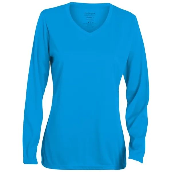 Augusta Sportswear Ladies' Wicking Long-Sleeve T-Shirt - Augusta Sportswear Ladies' Wicking Long-Sleeve T-Shirt - Image 16 of 20