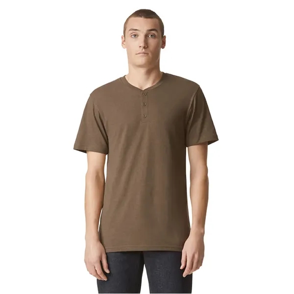 American Apparel Unisex CVC Henley T-Shirt