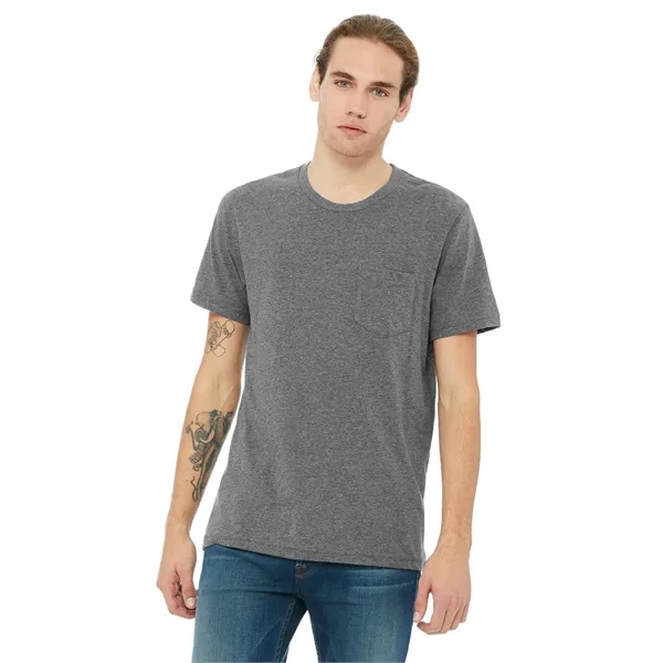 Bella + Canvas Men's Jersey Short-Sleeve Pocket T-Shirt - Bella + Canvas Men's Jersey Short-Sleeve Pocket T-Shirt - Image 3 of 63